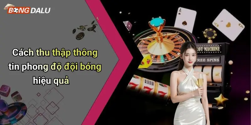 Cách thu thập thông tin phong độ đội bóng hiệu quả