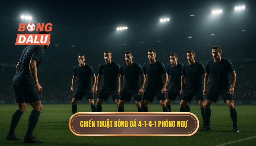 Chiến thuật bóng đá 4-1-4-1 phòng ngự