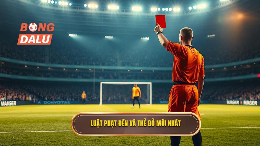 1. Luật phạt đền và thẻ đỏ mới nhất