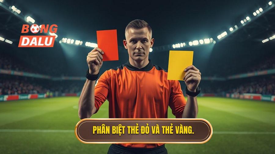 1. Phân biệt thẻ đỏ và thẻ vàng.