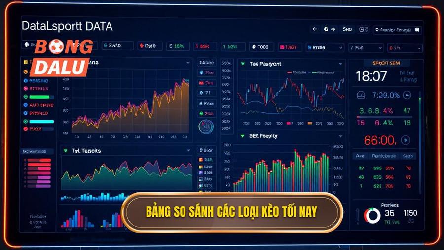 Bảng so sánh các loại kèo phổ biến tối nay