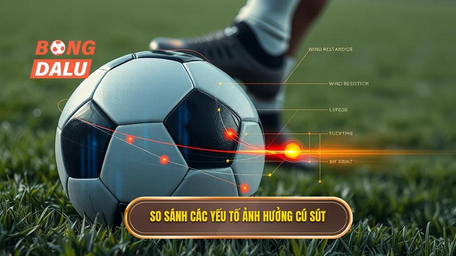 Bảng so sánh các yếu tố ảnh hưởng đến cú sút