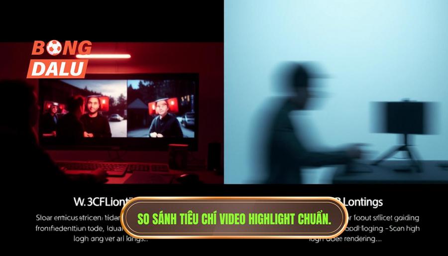 Bảng so sánh các tiêu chí của một video highlight chất lượng