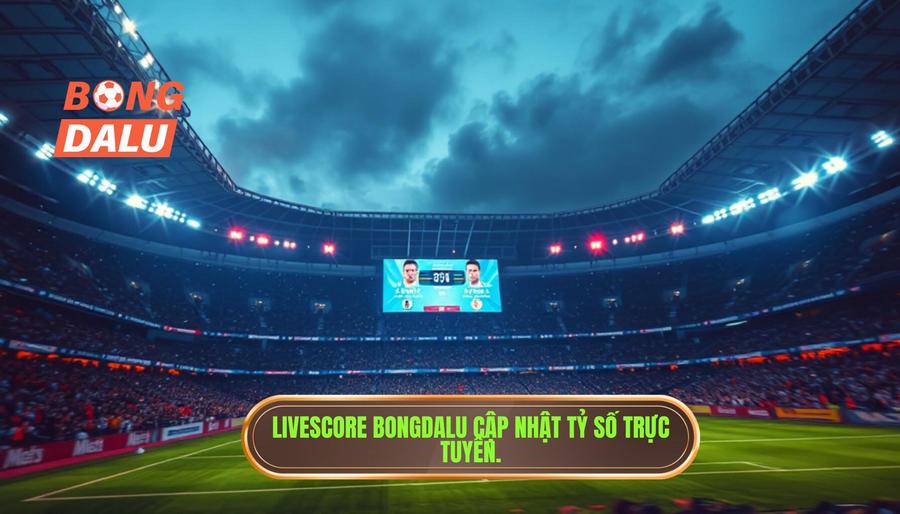1. Livescore Bongdalu cập nhật tỷ số trực tuyến.