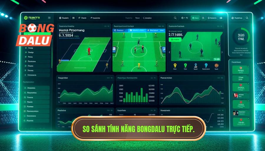Bảng so sánh tính năng theo dõi trực tiếp tại Bongdalu